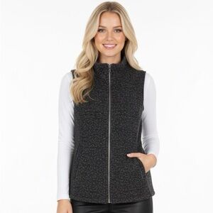 Coldwater Creek size small black sweater vest